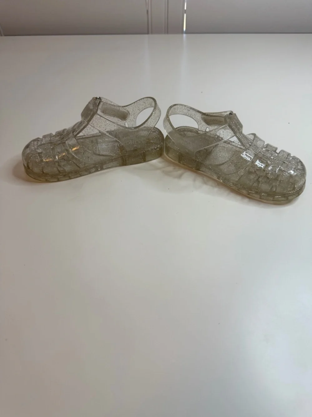 OshKosh B'gosh Clear Glitter Jelly Sandals